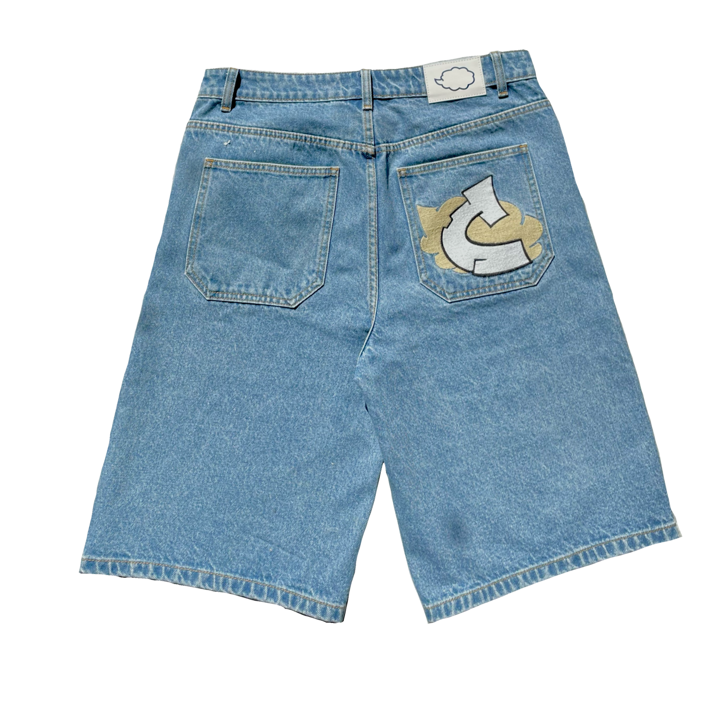 CLOUDTAG LIGHT BLUE/BEIGE JORTS