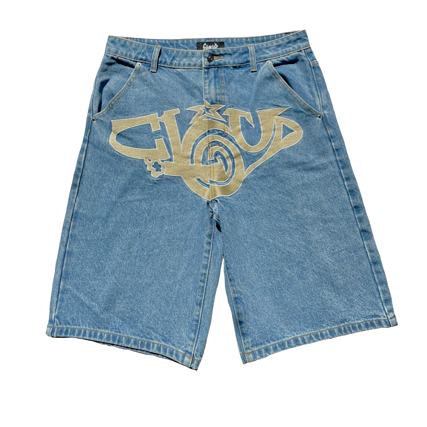 CLOUDTAG LIGHT BLUE/BEIGE JORTS