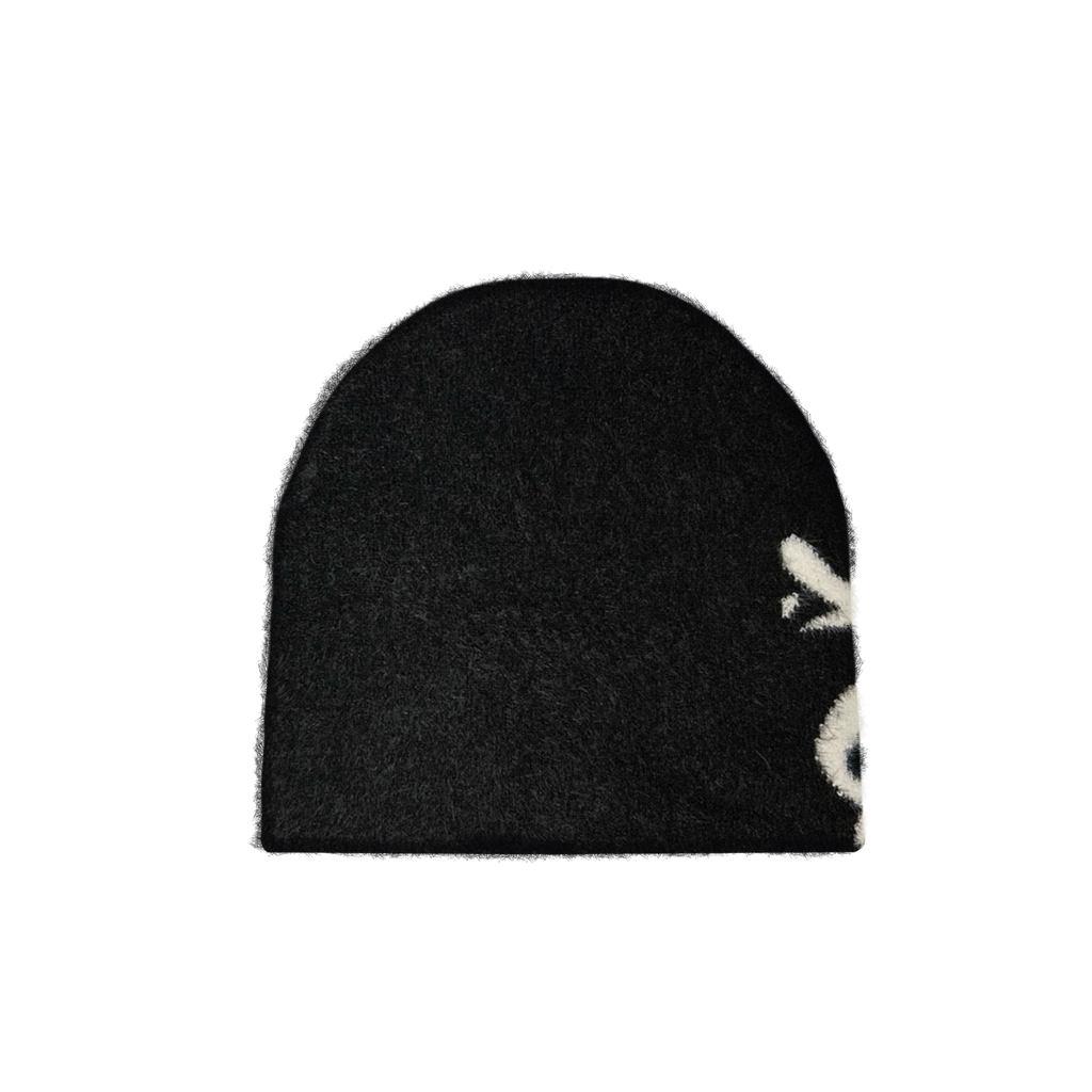 “Cloudtag” Reversible Mohair Beanie