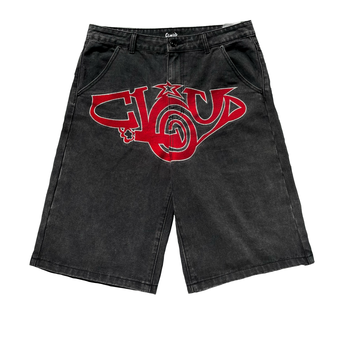 CLOUDTAG BLACK/RED JORTS