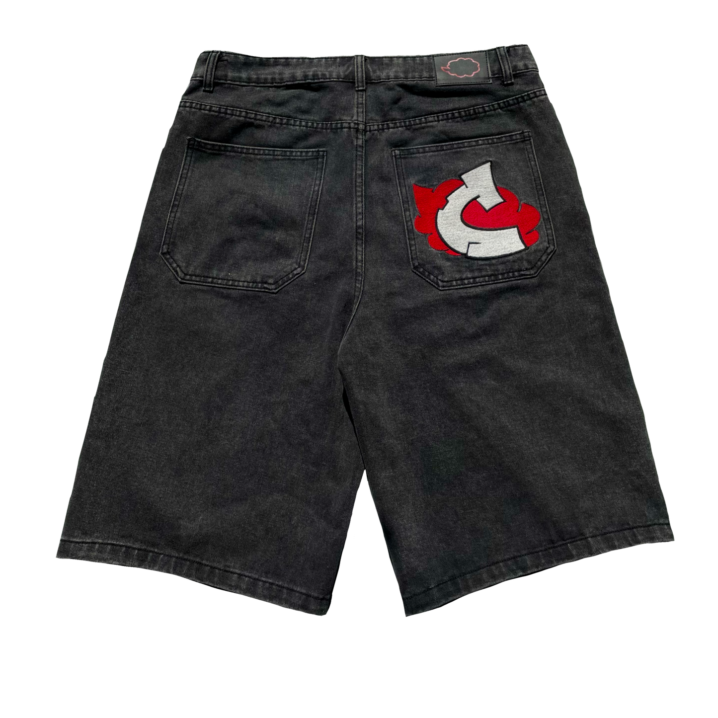 CYBERCLOUD BLACK/RED JORTS