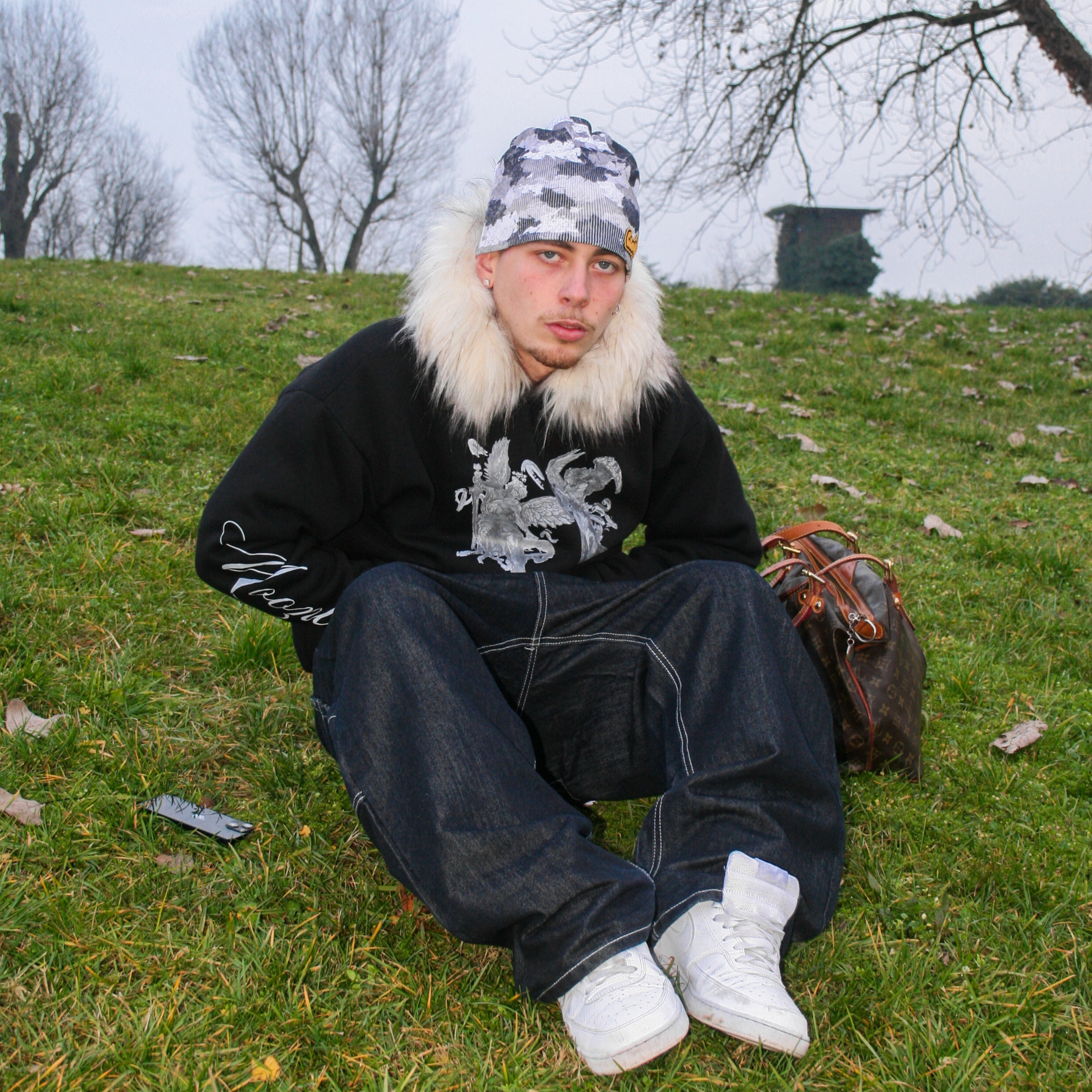 “Midnight War” Fur Hoodie