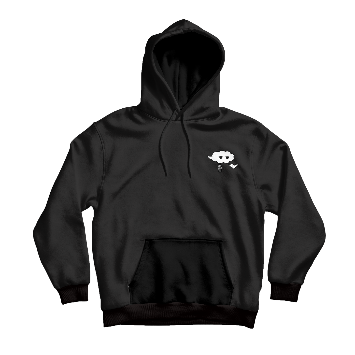 CROSS CLOUD HOODIE (BLACK)