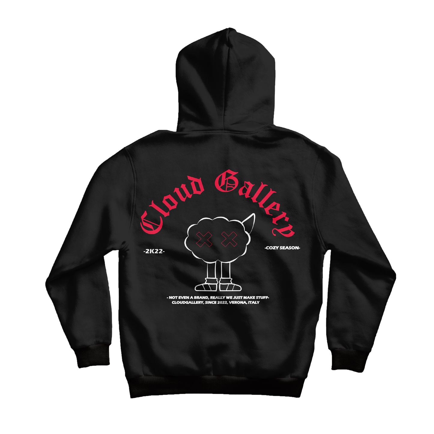 CROSS CLOUD HOODIE (BLACK)