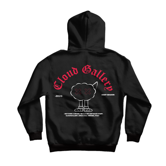 CROSS CLOUD HOODIE (BLACK)