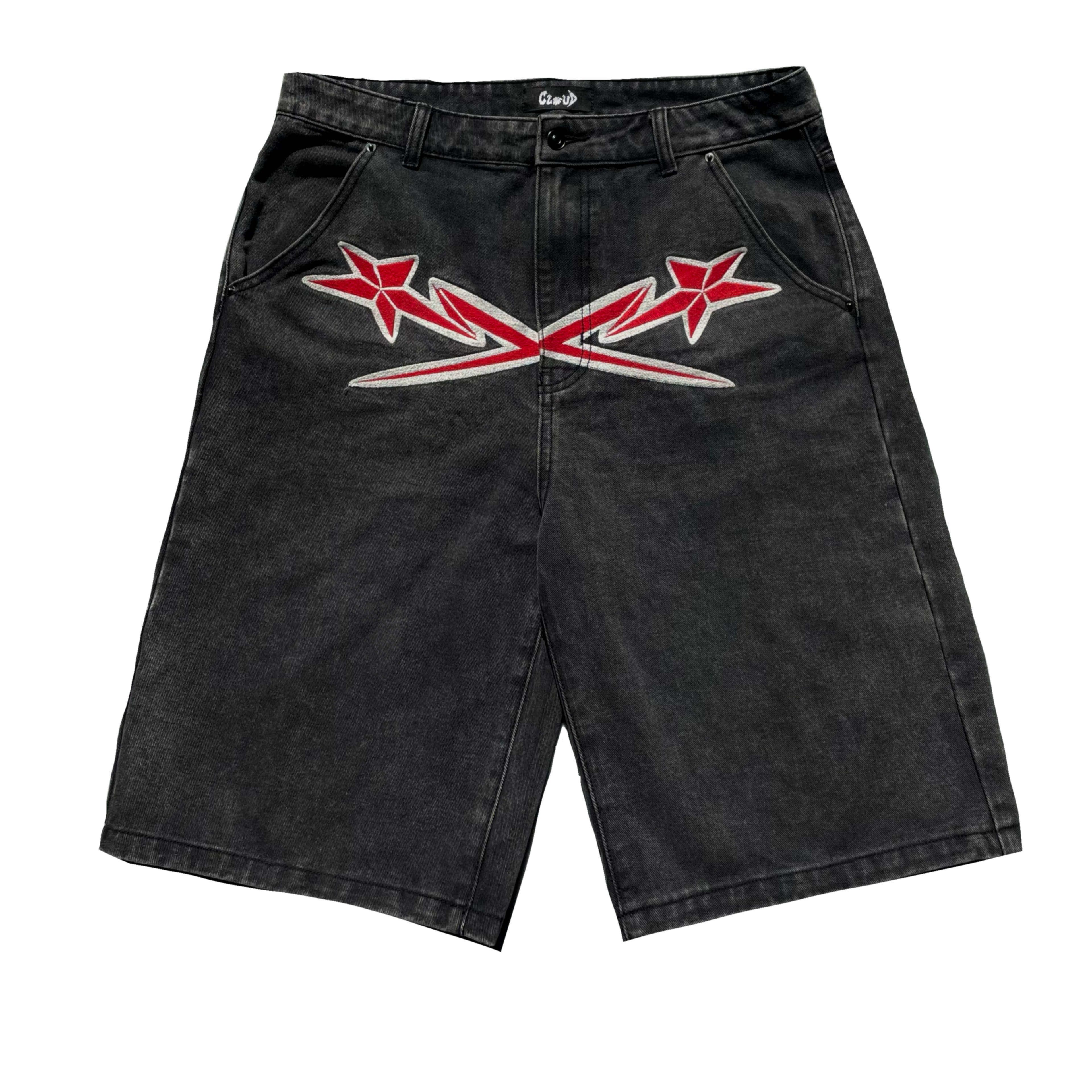 Cybercloud Black/Red Jorts