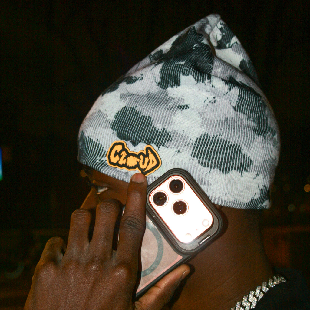 “Cloudflage” Reversible Beanie