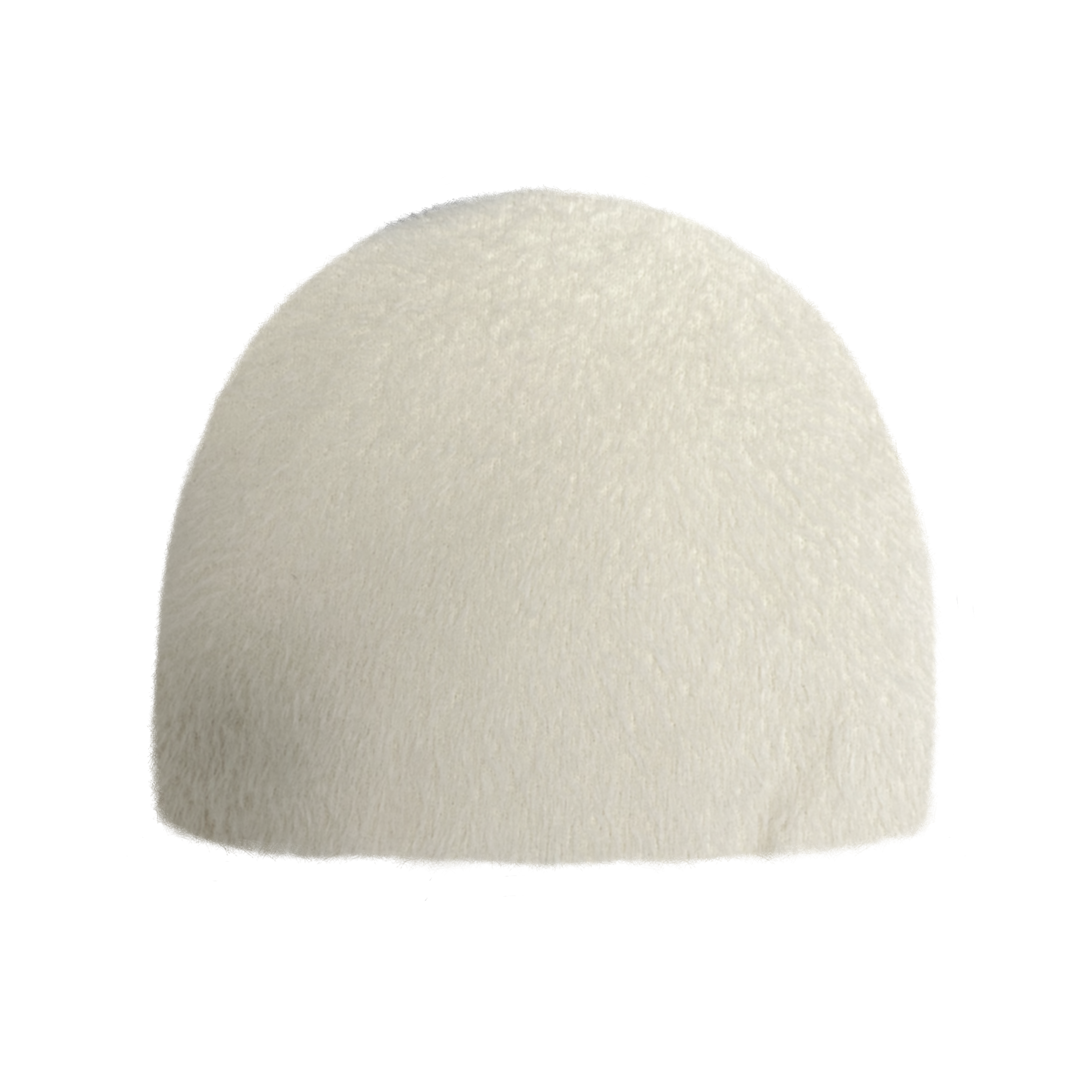 White Mohair Beanie