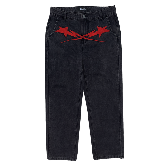 STARCLOUD BLACK/RED JEANS