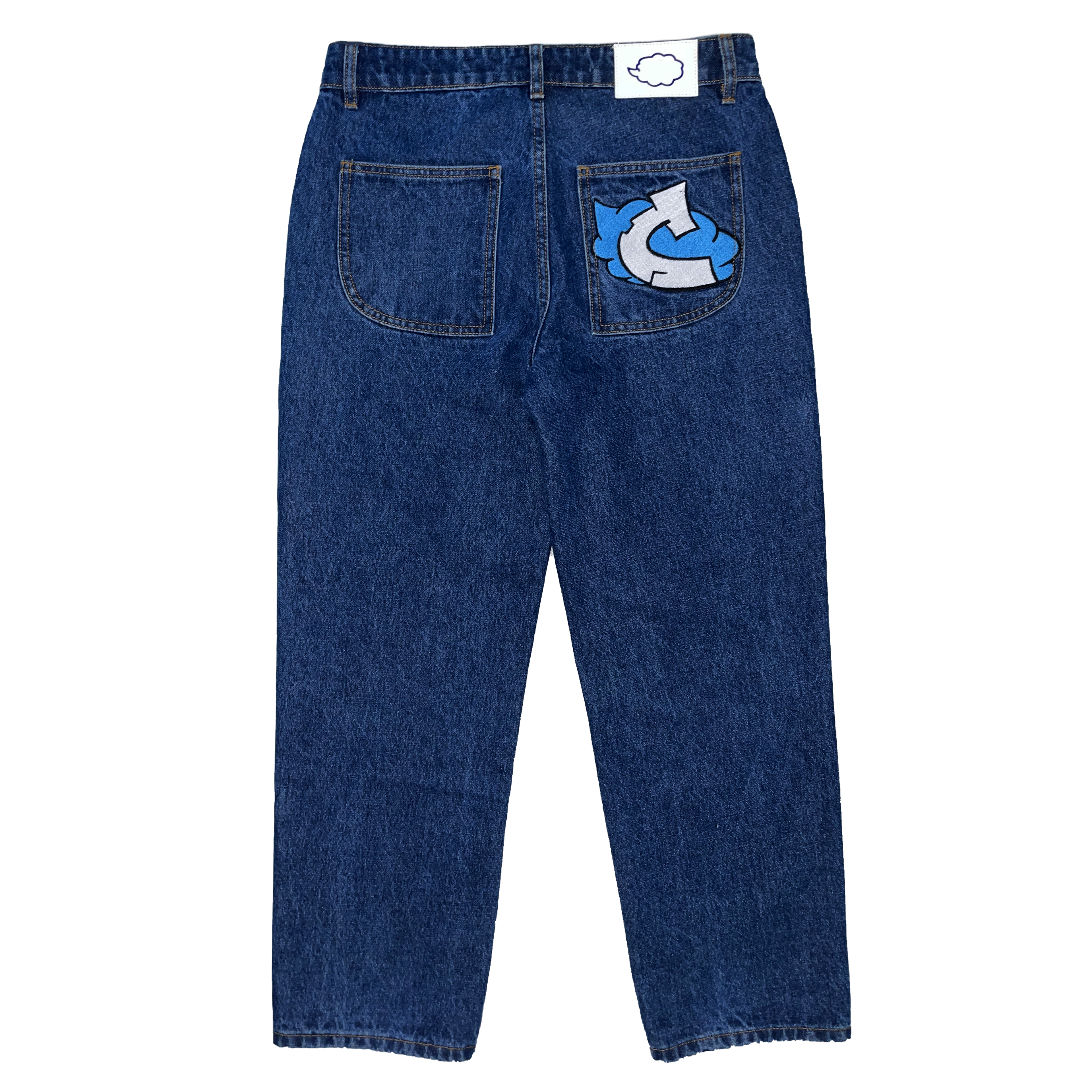 Starcloud Blue/White Jeans